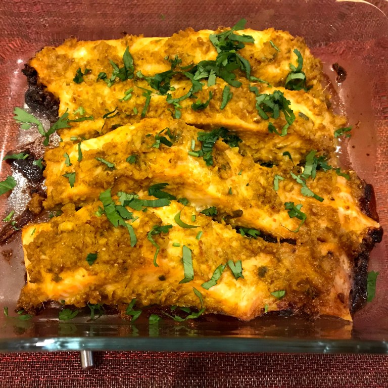 Dry Salmon Curry