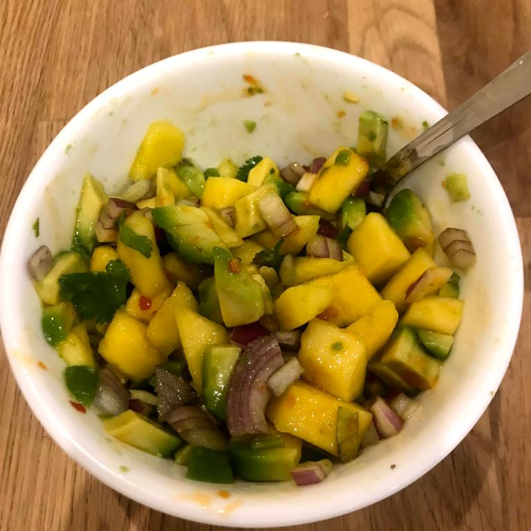 Mango and Avocado Salsa